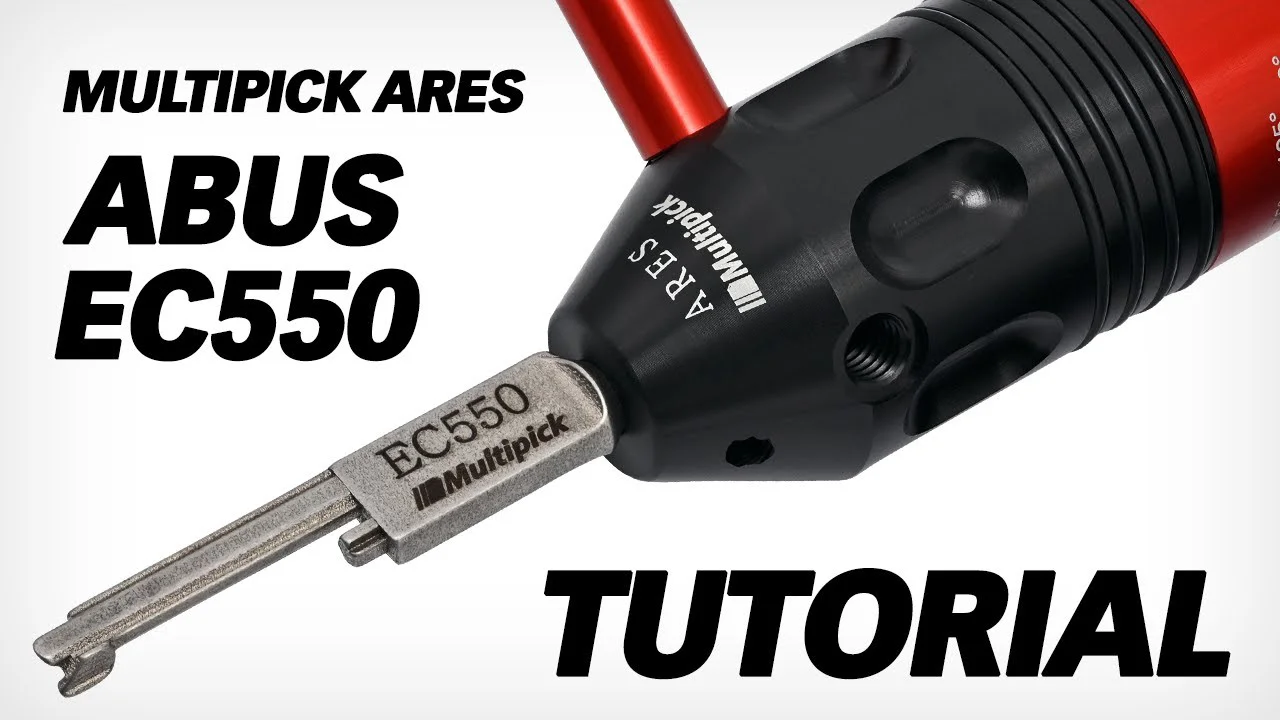 Multipick ARES EC550 decoder for ABUS locks – Video tutorial thumbnail